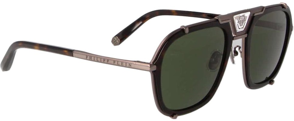(W) PHILIPP PLEIN 不規則板材墨鏡 龜殼紋側邊標誌 SPP010MSIGNATURE584Y Lookbook (W) PHILIPP PLEIN 不規則板材墨鏡 龜殼紋側邊標誌 SPP010MSIGNATURE584Y