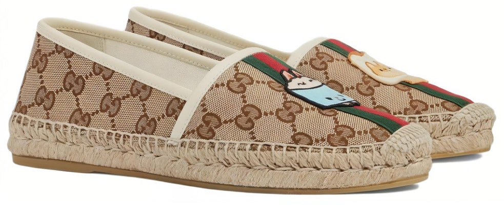 (W) Pikarar x Gucci GG 麻底鞋 '米色' 737513-FABOS-9743 Lookbook (W) Pikarar x Gucci GG 麻底鞋 '米色' 737513-FABOS-9743