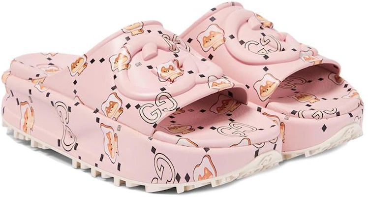 (W) Sandal Slide Pikarar x Gucci 'GG Animal Print - Pink Muda' 737926-JAAC6-6810 Shop (W) Sandal Slide Pikarar x Gucci 'GG Animal Print - Pink Muda' 737926-JAAC6-6810