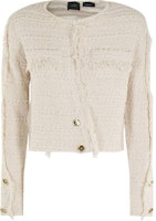 (Women) PINKO Beige Cropped Long Sleeve Plain Shirt. 103251A1Q4-094 (Women) PINKO Beige Cropped Long Sleeve Plain Shirt. 103251A1Q4-094