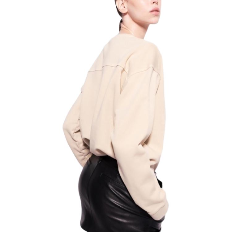 Purchase (W) PINKO 米色字母星星圆领休闲长袖卫衣 100352A0L6*C28