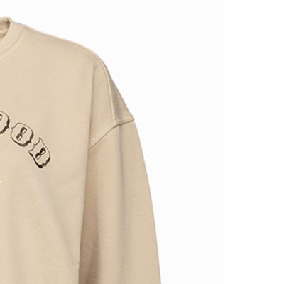 (W) PINKO 米色字母星星圆领休闲长袖卫衣 100352A0L6*C28 Sizing (W) PINKO 米色字母星星圆领休闲长袖卫衣 100352A0L6*C28