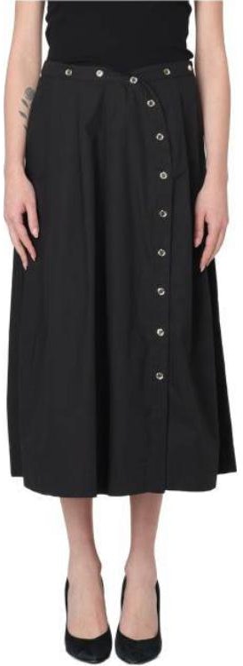 women-pinko-black-casual-midi-loose-long-dress-with-solid-color-and-buttons-103285-a1-qo-z99
