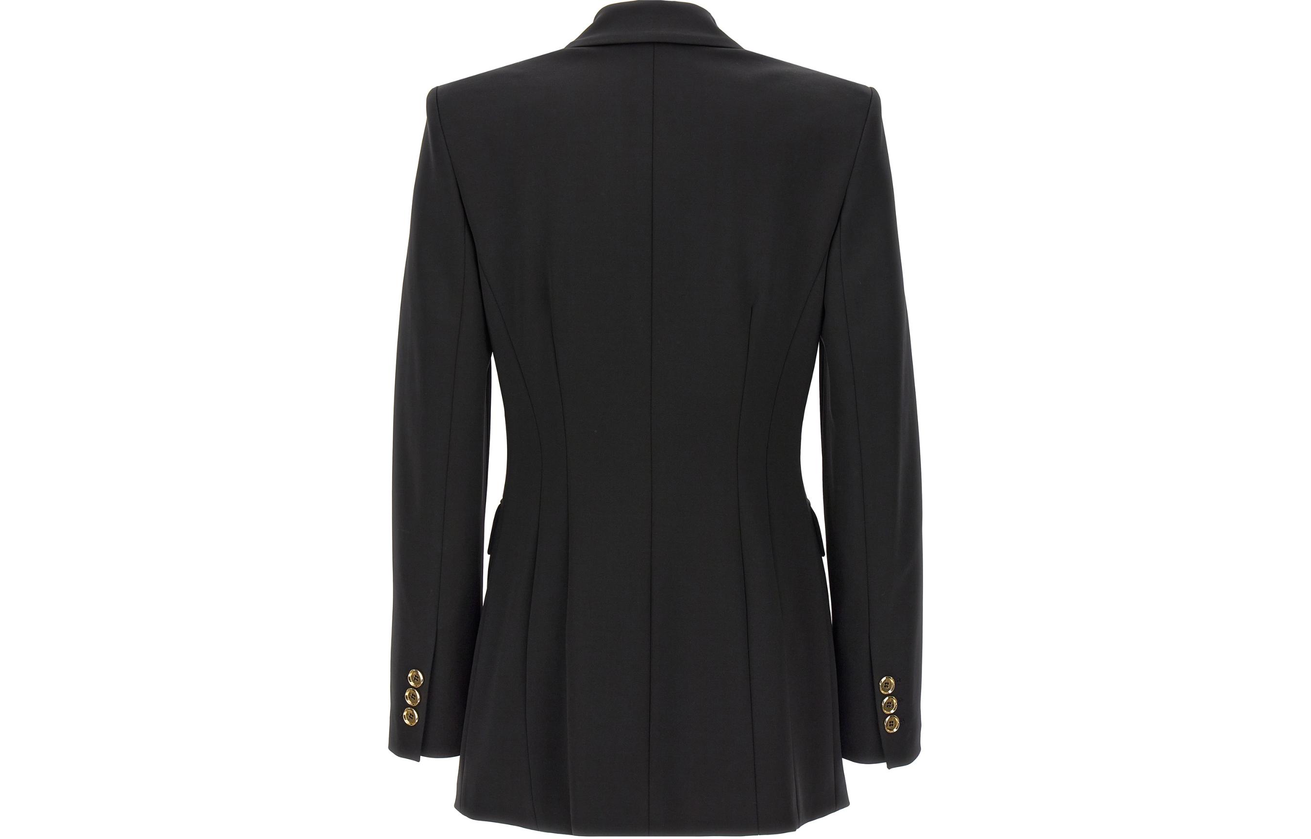 Lookbook (W) PINKO 黑色雙排扣長袖西裝外套 100154A1L3-Z99