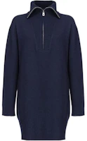 Order (W) PINKO 黑色長袖領口短款純色洋裝 104052A22U-G03