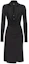 Buy (W) PINKO Gaun Midi Lengan Panjang Slim Fit Leher-V Hitam. 103052A1L0-Z99