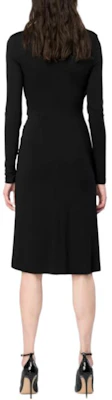 (W) PINKO Gaun Midi Lengan Panjang Slim Fit Leher-V Hitam. 103052A1L0-Z99 Purchase (W) PINKO Gaun Midi Lengan Panjang Slim Fit Leher-V Hitam. 103052A1L0-Z99