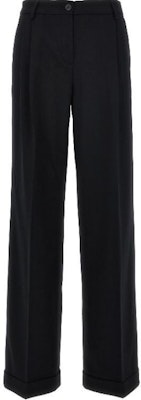 (W) PINKO 黑色純色休閒直筒拉鍊長褲 103701A1XX-Z99 Buy (W) PINKO 黑色純色休閒直筒拉鍊長褲 103701A1XX-Z99