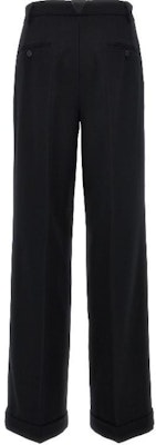 (W) PINKO 黑色純色休閒直筒拉鍊長褲 103701A1XX-Z99 Lookbook (W) PINKO 黑色純色休閒直筒拉鍊長褲 103701A1XX-Z99