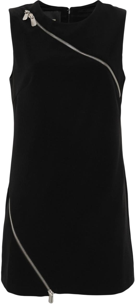 women-pinko-black-textured-crepe-sleeveless-mini-dress-with-zipper-detail-103868-a20-a-z99