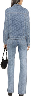 (W) PINKO 藍色滿版印花長袖外套附鈕扣設計 100803A0Q0-ZG4 Shop (W) PINKO 藍色滿版印花長袖外套附鈕扣設計 100803A0Q0-ZG4