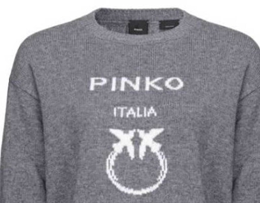 (W) PINKO Sweatshirt Kelabu Leher Bulat dengan Reka Bentuk Logo Huruf 100414Y7Z4-I42 Shop (W) PINKO Sweatshirt Kelabu Leher Bulat dengan Reka Bentuk Logo Huruf 100414Y7Z4-I42