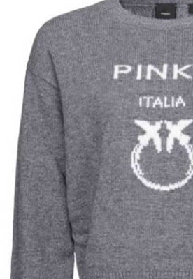 (W) PINKO Sweatshirt Kelabu Leher Bulat dengan Reka Bentuk Logo Huruf 100414Y7Z4-I42 Purchase (W) PINKO Sweatshirt Kelabu Leher Bulat dengan Reka Bentuk Logo Huruf 100414Y7Z4-I42