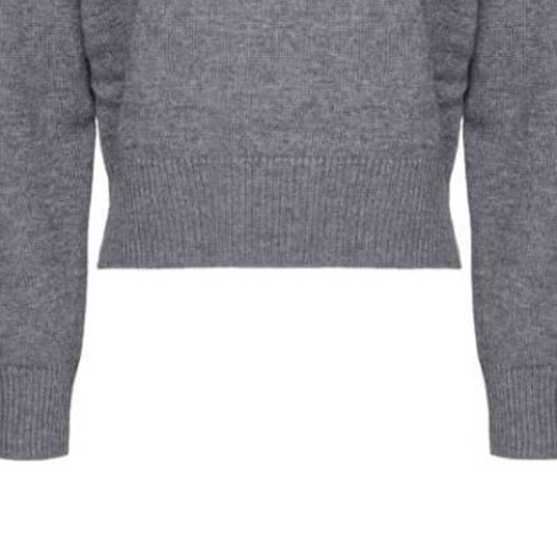 Cheap (W) PINKO Sweatshirt Kelabu Leher Bulat dengan Reka Bentuk Logo Huruf 100414Y7Z4-I42