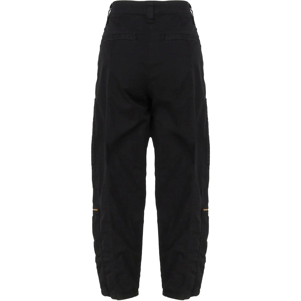 Lookbook (W) PINKO 高腰寬鬆版型工裝褲 黑色. 102947A1M4-Z99