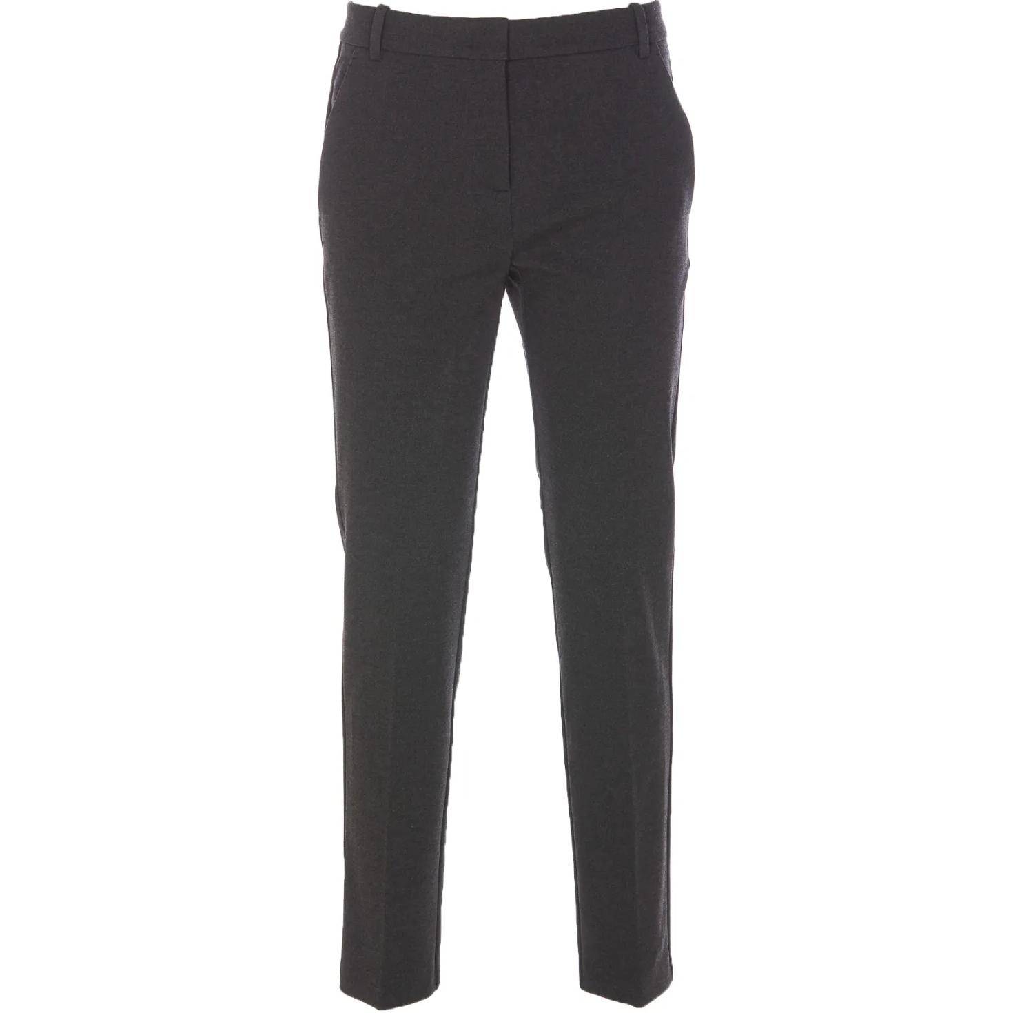 (Women) PINKO  High-Waisted Tapered Zipper Casual Pants - Gray. 100155A24D-I76