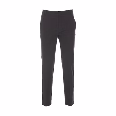 (Women) PINKO High-Waisted Tapered Zipper Casual Pants - Gray. 100155A24D-I76