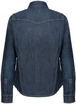 (W) PINKO 長袖藍色單排扣設計牛仔襯衫 100316A0ZV-PJC Lookbook (W) PINKO 長袖藍色單排扣設計牛仔襯衫 100316A0ZV-PJC