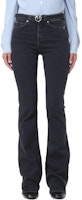 (Women) PINKO Mid-Rise Flare Long Jeans Black. 100166A21V-Z99 (Women) PINKO Mid-Rise Flare Long Jeans Black. 100166A21V-Z99