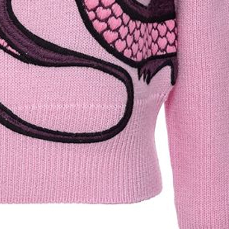 Sizing (W) PINKO 粉紅龍刺繡毛衣. 102875A1LM-N78