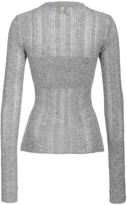 (W) PINKO Slim Fit Kelabu Crewneck Pullover Sweater Lelaki 102244A1BE-II2 Lookbook (W) PINKO Slim Fit Kelabu Crewneck Pullover Sweater Lelaki 102244A1BE-II2