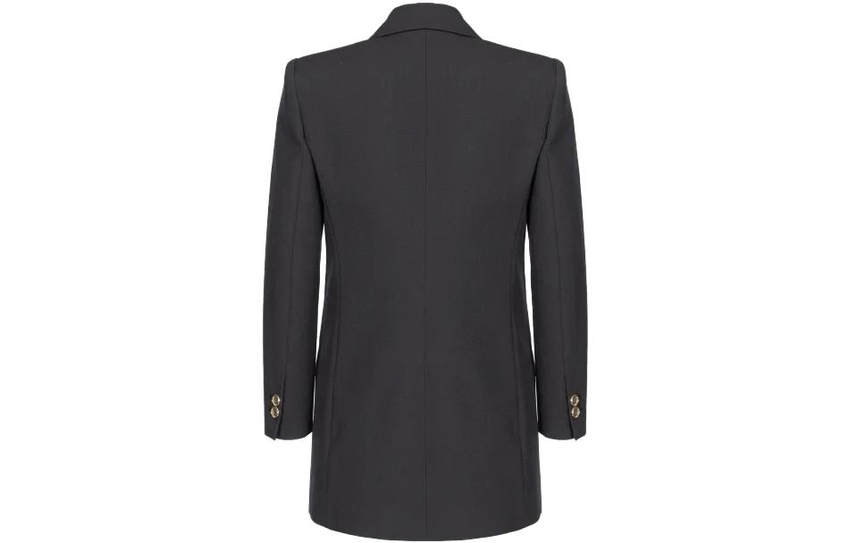 Lookbook (W) PINKO 素黑色長袖單排扣西裝外套 102231A18F-Z99