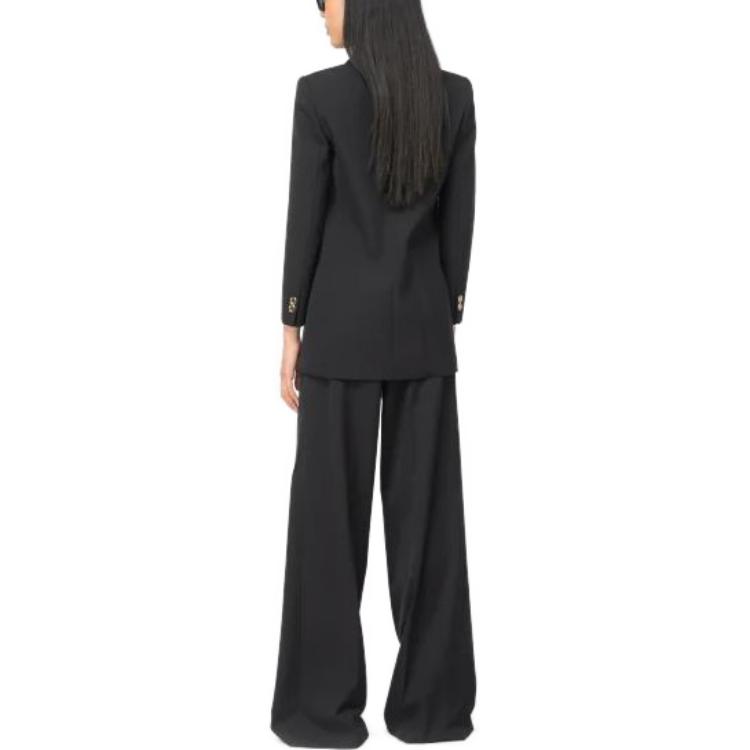 Purchase (W) PINKO 素黑色長袖單排扣西裝外套 102231A18F-Z99