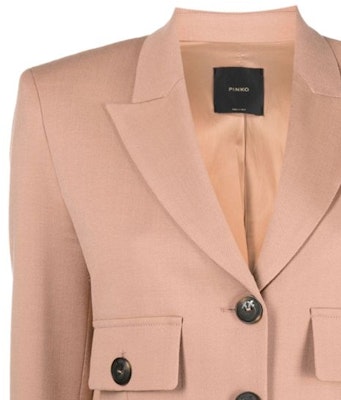 (W) PINKO 素色長袖西裝外套 - 粉色 102231A1B3-N33 Sizing (W) PINKO 素色長袖西裝外套 - 粉色 102231A1B3-N33