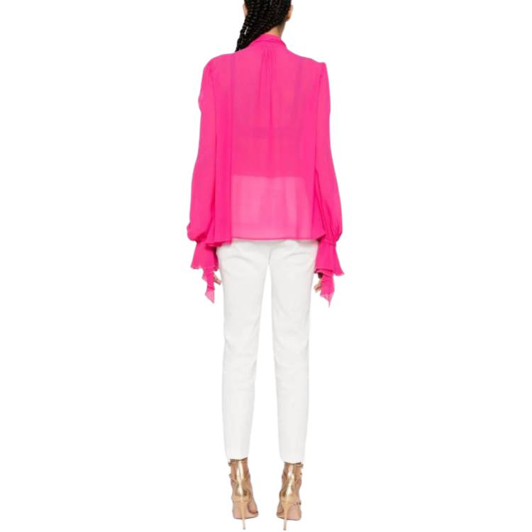 Purchase (W) PINKO 純色寬鬆版長袖襯衫 - 粉紅色 102788A1JZ-N17