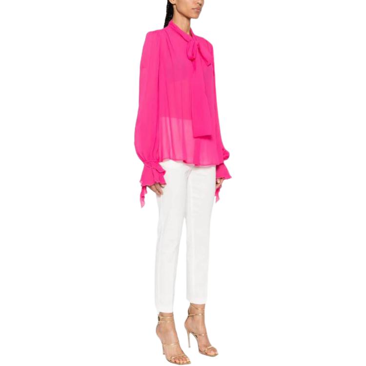 Details for (W) PINKO 純色寬鬆版長袖襯衫 - 粉紅色 102788A1JZ-N17