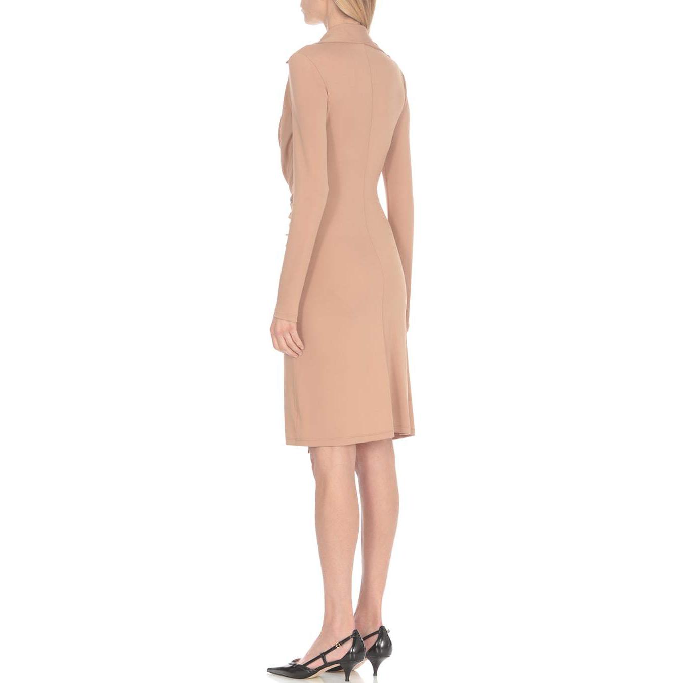 (Women) PINKO  V-Neck Slim-Fit Long-Sleeve Mini Dress Light Pink 103052A1L0-C95 圖 5