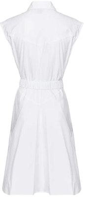 (W) PINKO 白色無袖中長連身裙,純色尖領設計 103111A1P4-Z04 Lookbook (W) PINKO 白色無袖中長連身裙,純色尖領設計 103111A1P4-Z04