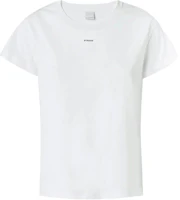 (Women) PINKO White Slim-Fit Logo Print Crew Neck T-Shirt 100373A228-Z04 (Women) PINKO White Slim-Fit Logo Print Crew Neck T-Shirt 100373A228-Z04
