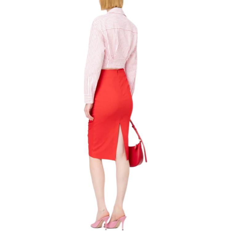 Purchase (W) PINKO 白色條紋長袖休閒襯衫。 103061A1O9-ZR2