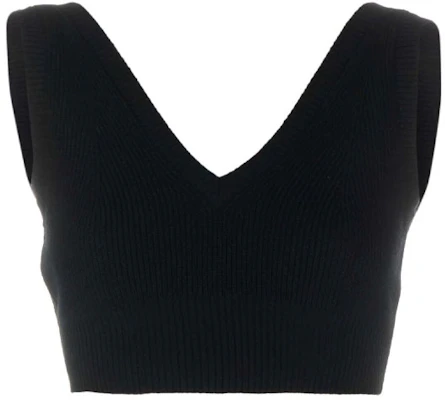 (Women) PINKO FW21 Black Ribbed Knit Crop Tank Top 1G16BE-Y77R-Z99-YC Buy (Women) PINKO FW21 Black Ribbed Knit Crop Tank Top 1G16BE-Y77R-Z99-YC