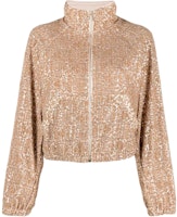 (Women) PINKO FW22 Brown Sequin Embellished Jacket. 1G17YQ5488-NH8 (Women) PINKO FW22 Brown Sequin Embellished Jacket. 1G17YQ5488-NH8