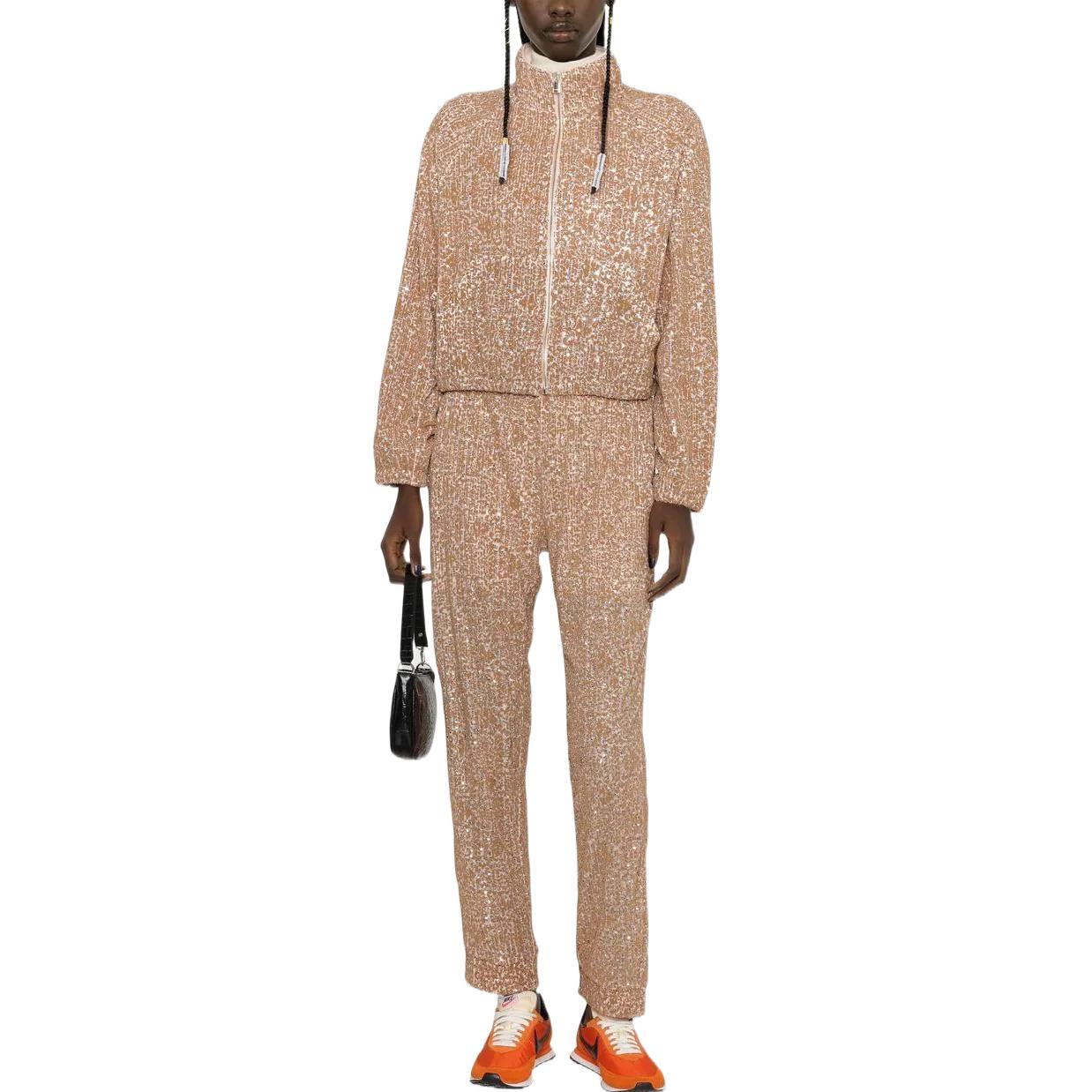 Lookbook (W) PINKO FW22 棕色亮片裝飾外套 1G17YQ5488-NH8