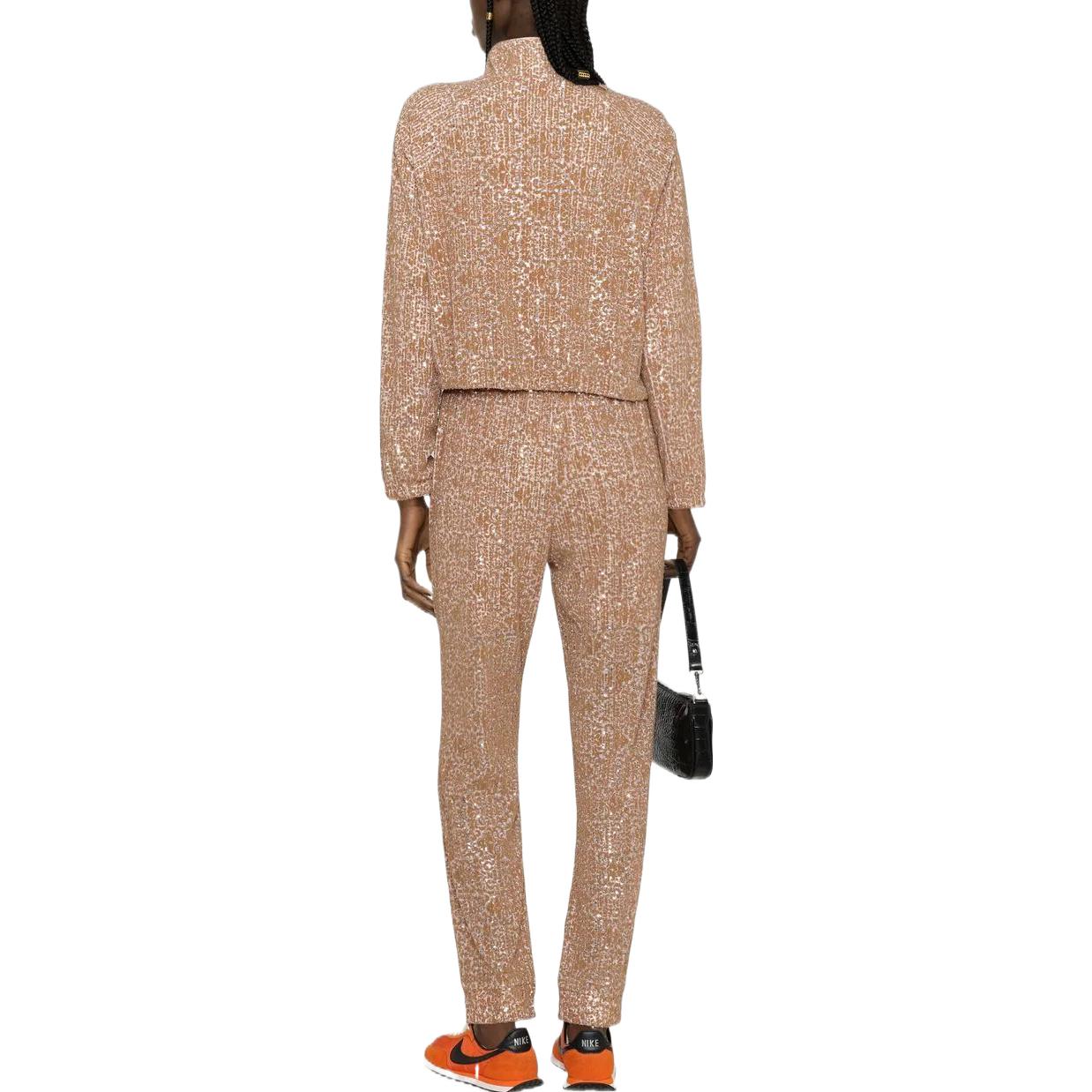 Shop (W) PINKO FW22 棕色亮片裝飾外套 1G17YQ5488-NH8