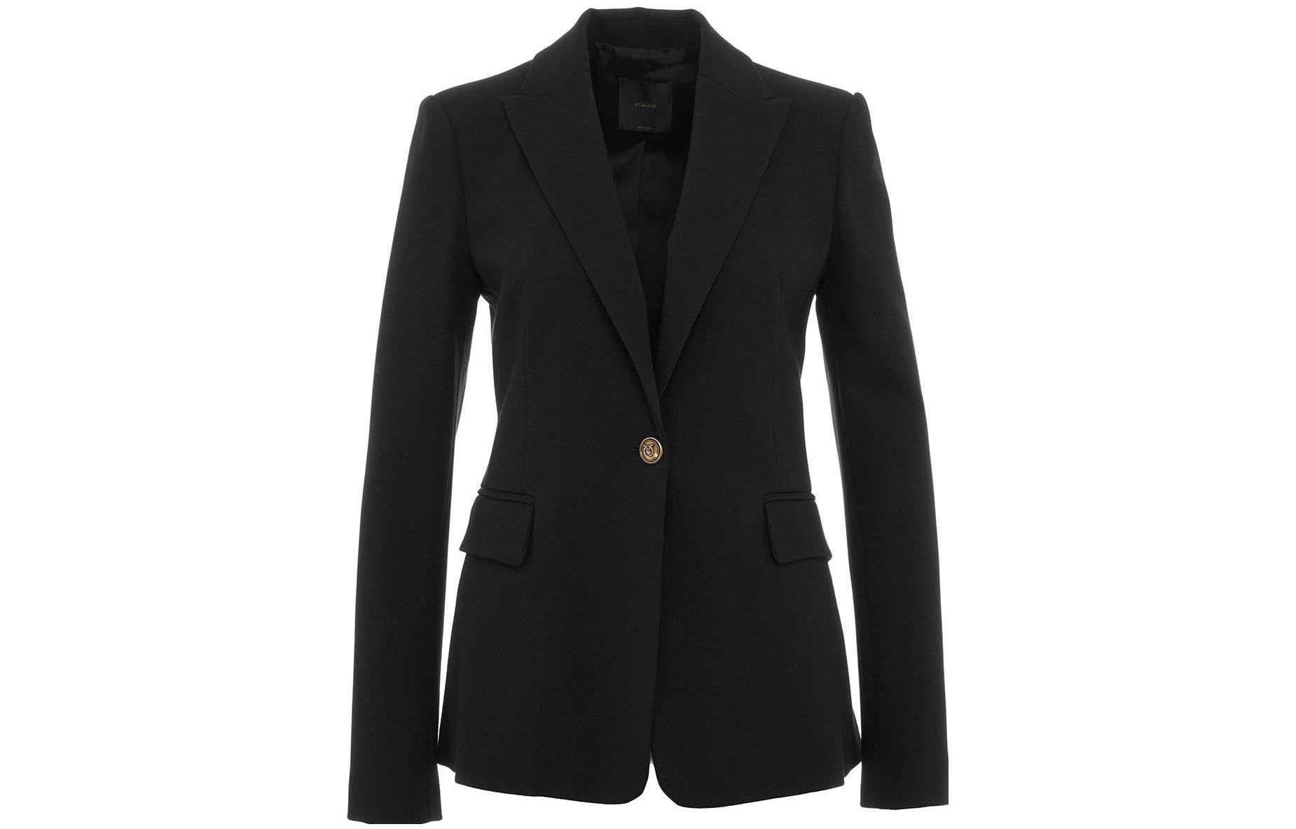 Order (W) PINKO FW22修身單鈕休閒西裝外套長袖夾克。 1G17VN1739-Z99