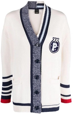 (W) PINKO FW22 白色条纹宽松针织开衫长袖上衣. 1G1746Y85FCEB Buy (W) PINKO FW22 白色条纹宽松针织开衫长袖上衣. 1G1746Y85FCEB