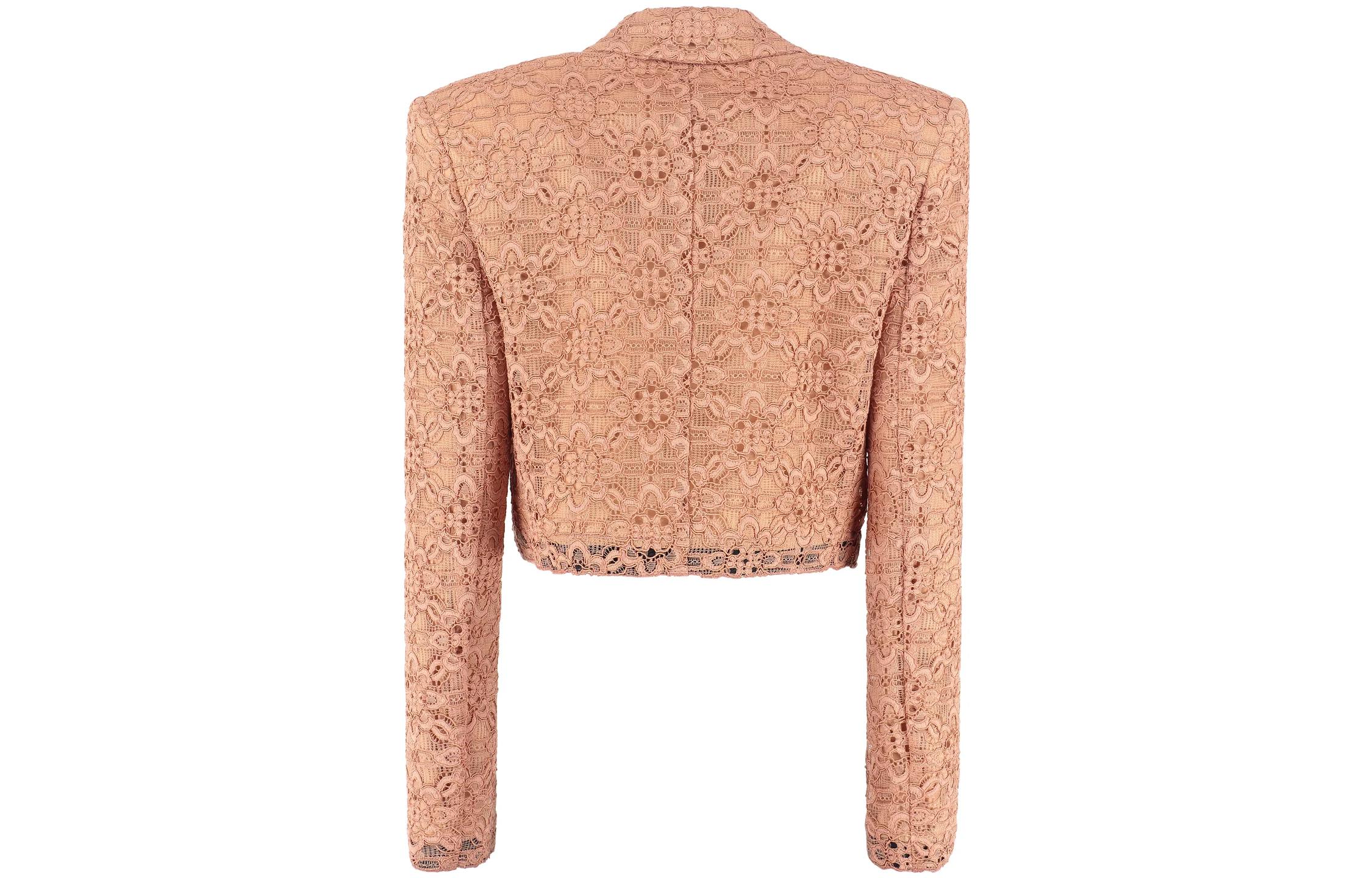 Lookbook (W) PINKO FW22 固定蕾絲短版西裝外套裸色夾克 1N13JD7572-C96