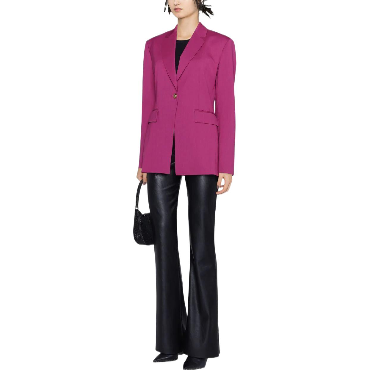 Purchase (W) PINKO FW22 女士經典單排扣長袖西裝外套 - 熱粉色。 1G18AZ-A04T-W98