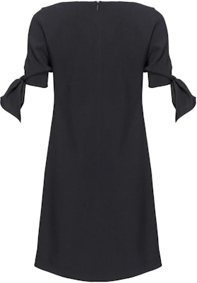 (W) PINKO FW23 黑色露肩蝴蝶结袖中长连衣裙。 1032237624-Z99 Lookbook (W) PINKO FW23 黑色露肩蝴蝶结袖中长连衣裙。 1032237624-Z99