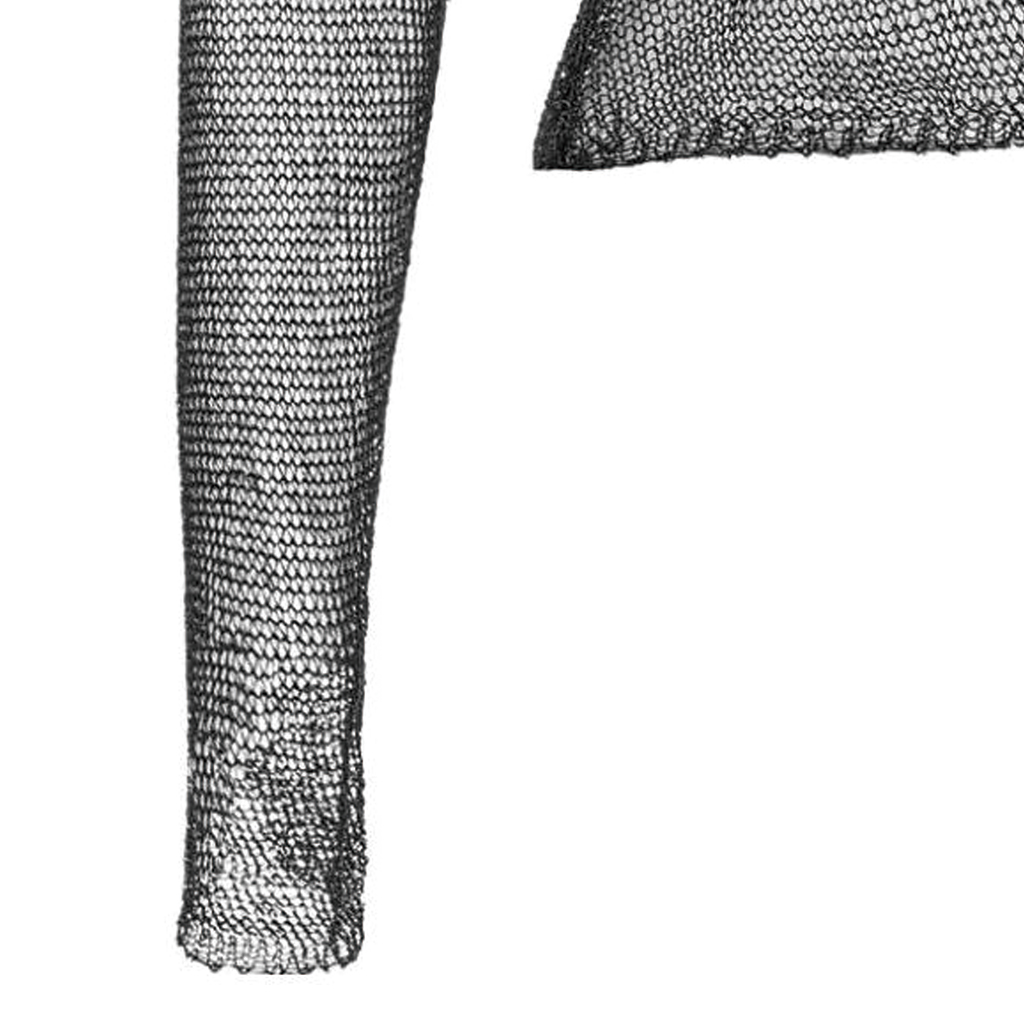 Details for (W) PINKO FW23黑色透明拼接圓領針織毛衣 103295A1QC-Z99