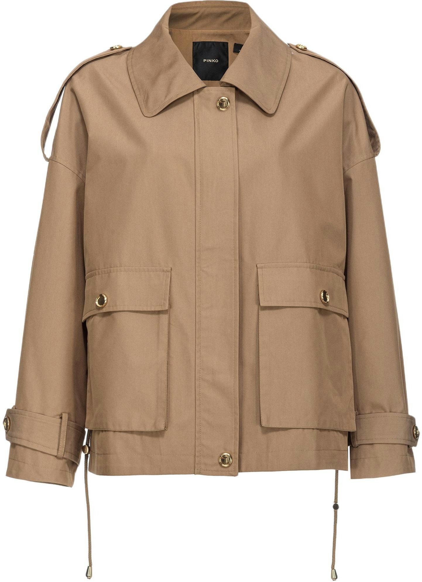 women-pinko-fw-23-brown-solid-long-sleeve-casual-jacket-103150-a1-pr-u95