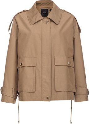 (W) PINKO FW23 Jaket Kasual Lengan Panjang Coklat Solid 103150A1PR-U95 Buy (W) PINKO FW23 Jaket Kasual Lengan Panjang Coklat Solid 103150A1PR-U95