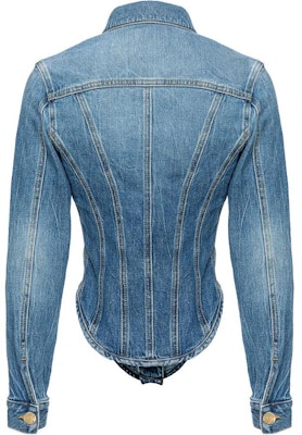 (W) PINKO FW23 藍色弧形下擺牛仔襯衫外套 102912A1LP-PJR Lookbook (W) PINKO FW23 藍色弧形下擺牛仔襯衫外套 102912A1LP-PJR