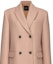 Shop (W) PINKO FW23 雙排扣長袖大衣 咖啡色純色款式 101874A13X-MOC