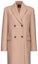 Purchase (W) PINKO FW23 雙排扣長袖大衣 咖啡色純色款式 101874A13X-MOC