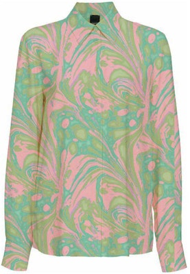 (W) PINKO FW23 綠色花卉印花長袖襯衫 100121A1NQ-SN2 Buy (W) PINKO FW23 綠色花卉印花長袖襯衫 100121A1NQ-SN2